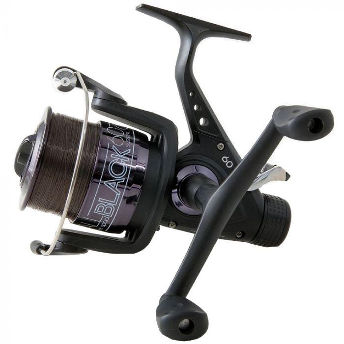 NGT ALL BLACK 60 SYSTEM FREE SPOOL REEL - The Bait Bucket